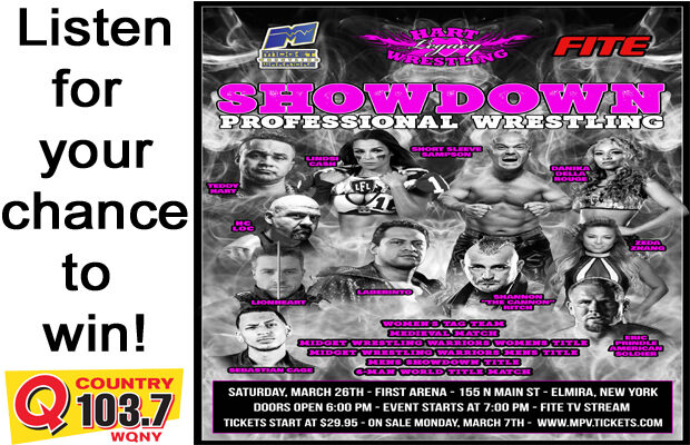 On-air Giveaway, Listen to win Tickets to the Showdown