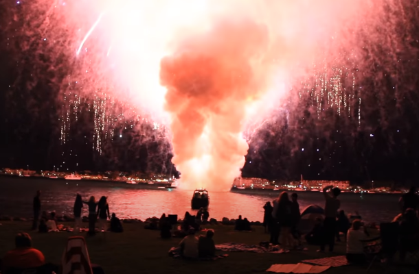 Insane Fireworks Show Doesn’t Go As Planned… Happy 4th!