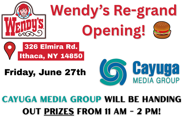 Wendy’s on Elmira Road in Ithaca is BACK!